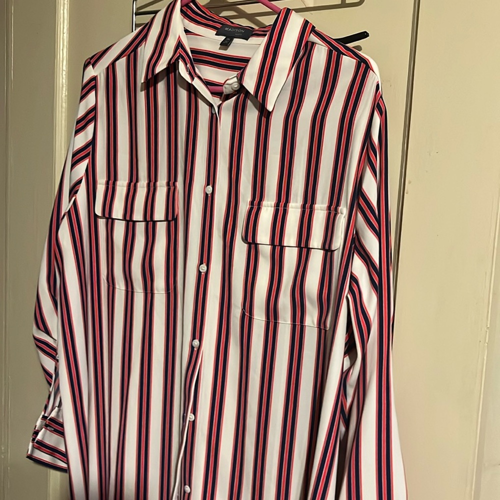 Madison curvy button down dress